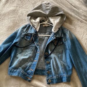 Jean hooded jacket